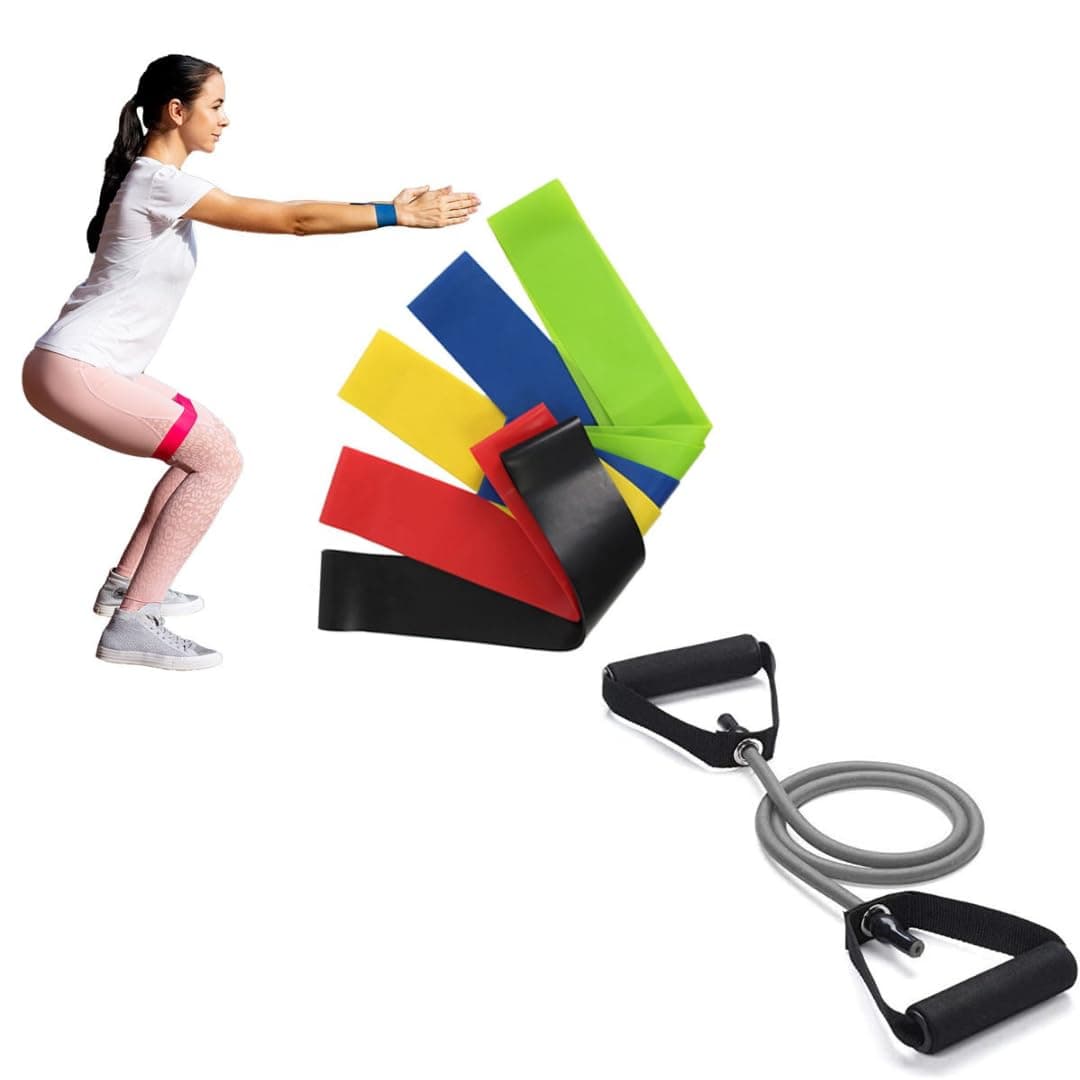 DFIT combo — single tube + 5 resistance bands